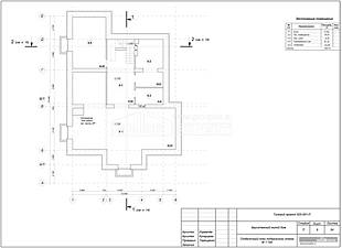 Отделочный план цокольного этажа