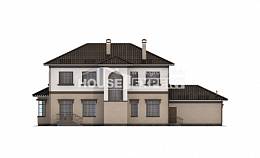 290-004-Л Проект двухэтажного дома и гаражом, красивый загородный дом из кирпича Атырау, House Expert