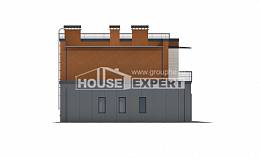 260-002-Л Проект двухэтажного дома и гаражом, огромный коттедж из бризолита, Талдыкорган