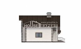 150-003-Л Проект двухэтажного дома с мансардой и гаражом, недорогой коттедж из дерева Усть-Каменогорск, House Expert