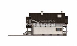 400-004-П Проект трехэтажного дома с мансардой и гаражом, уютный дом из кирпича, Кокшетау