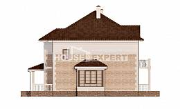 220-008-П Проект двухэтажного дома, современный коттедж из кирпича Жанаозен, House Expert