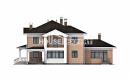 520-001-П Проект трехэтажного дома, современный дом из арболита, House Expert