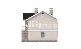 170-008-Л Проект двухэтажного дома, красивый загородный дом из пеноблока, House Expert