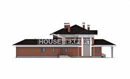 400-002-Л Проект двухэтажного дома и гаражом, классический коттедж из кирпича Семей, House Expert