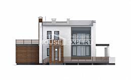 220-003-П Проект двухэтажного дома, гараж, просторный домик из поризованных блоков, Экибастуз