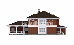 315-001-П Проект двухэтажного дома, гараж, просторный коттедж из кирпича, House Expert