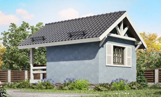 020-001-Л Проект одноэтажного дома, дешевый загородный дом из бревен Кызылорда | Проекты домов от House Expert