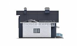 150-005-П Проект двухэтажного дома мансардой, простой домик из пеноблока Темиртау, House Expert