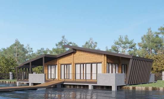 100-007-П Проект бани из дерева Павлодар | Проекты одноэтажных домов от House Expert