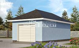 040-001-Л Проект гаража из поризованных блоков Тараз, House Expert