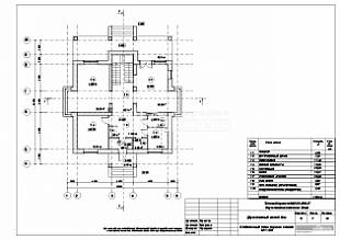 Отделочный план первого этажа М 1:100