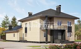 305-003-Л Проект двухэтажного дома, красивый дом из керамзитобетонных блоков, House Expert