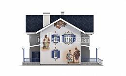 180-003-П Проект двухэтажного дома, красивый домик из кирпича, House Expert