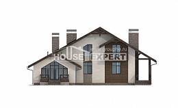 265-001-П Проект двухэтажного дома мансардный этаж и гаражом, красивый домик из поризованных блоков Кызылорда, House Expert