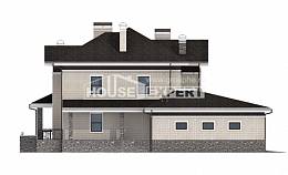 365-001-Л Проект двухэтажного дома и гаражом, огромный загородный дом из кирпича, House Expert