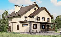 265-003-Л Проект двухэтажного дома, уютный дом из арболита Темиртау, House Expert