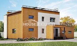 180-012-П Проект двухэтажного дома, гараж, просторный загородный дом из кирпича Талдыкорган, House Expert
