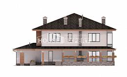 305-001-П Проект двухэтажного дома, гараж, современный дом из твинблока, Актау