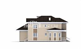 335-001-Л Проект двухэтажного дома и гаражом, красивый домик из кирпича Петропавловск, House Expert