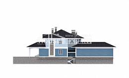 620-001-П Проект трехэтажного дома, гараж, просторный коттедж из блока Экибастуз, House Expert
