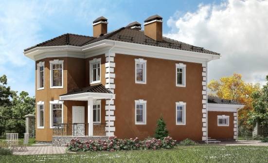150-006-П Проект двухэтажного дома, гараж, бюджетный дом из поризованных блоков Усть-Каменогорск | Проекты домов от House Expert