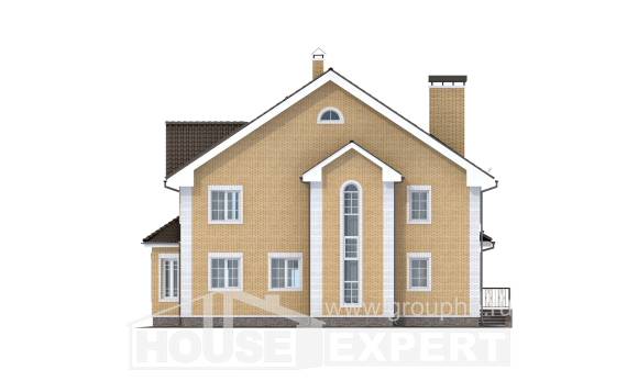 320-003-Л Проект двухэтажного дома, современный дом из керамзитобетонных блоков Туркестан, House Expert
