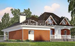 180-007-П Проект двухэтажного дома мансардный этаж, гараж, красивый загородный дом из твинблока Кызылорда, House Expert