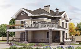 200-006-П Проект двухэтажного дома, классический домик из кирпича Кокшетау, House Expert
