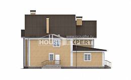 320-003-Л Проект двухэтажного дома, большой дом из теплоблока Костанай, House Expert