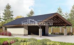 060-005-П Проект гаража из кирпича Талдыкорган, House Expert