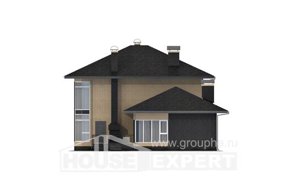 305-003-Л Проект двухэтажного дома, классический домик из газосиликатных блоков Атырау, House Expert