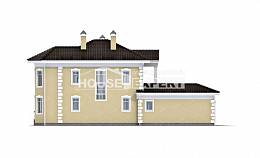 150-006-Л Проект двухэтажного дома и гаражом, уютный загородный дом из пеноблока Атырау, House Expert