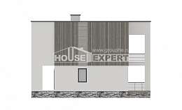 150-017-П Проект двухэтажного дома, бюджетный домик из газосиликатных блоков, Атырау