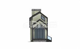 060-006-Л Проект двухэтажного дома мансардный этаж, экономичный домик из арболита, Кызылорда