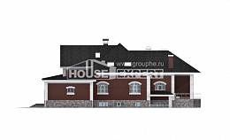 600-001-П Проект трехэтажного дома мансардой, гараж, уютный загородный дом из арболита Астана, House Expert
