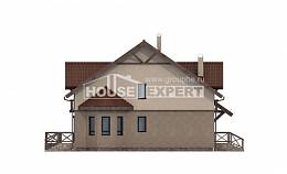 120-003-Л Проект двухэтажного дома с мансардой, доступный дом из бризолита Усть-Каменогорск, House Expert