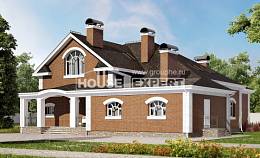 400-003-П Проект двухэтажного дома с мансардным этажом, современный загородный дом из керамзитобетонных блоков Рудный, House Expert