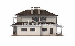 285-002-П Проект двухэтажного дома и гаражом, современный дом из кирпича, Тараз