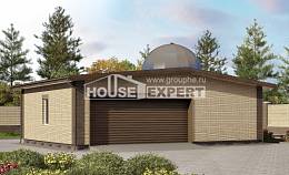 075-001-Л Проект гаража из кирпича Тараз, House Expert