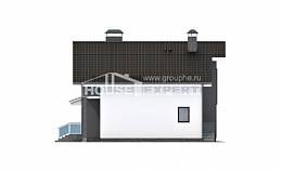 150-005-Л Проект двухэтажного дома с мансардным этажом, экономичный дом из газосиликатных блоков Туркестан, House Expert