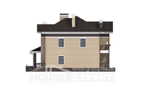 200-006-П Проект двухэтажного дома, современный дом из кирпича Кызылорда, House Expert