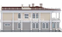 505-001-П Проект двухэтажного дома и гаражом, огромный дом из арболита, Астана