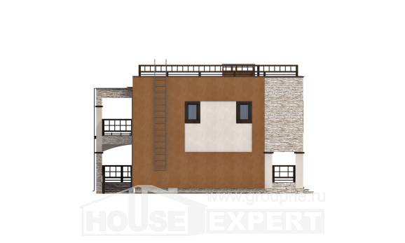150-010-Л Проект двухэтажного дома, недорогой дом из кирпича Уральск, House Expert