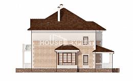 220-008-П Проект двухэтажного дома, классический коттедж из кирпича, Кызылорда